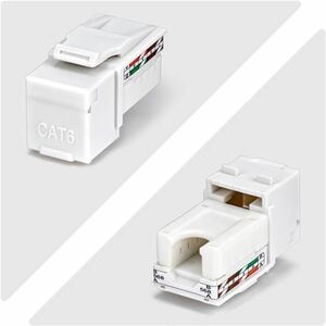 StarTech.com Network Connector - 24 Pack - TAA Compliant - 1x RJ-45 Keystone - Female - White