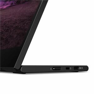Lenovo ThinkVision M16 16" Class WUXGA LED Monitor - 16:10 - Eclipse Black - 16" Viewable - In-plane Switching (IPS) Techn