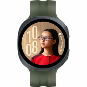 Samsung Galaxy Watch9 SM-L350 Smart Watch - 46 mm Case Height - 43.70 mm Case Width - Silver Body Color - Olive Band Color