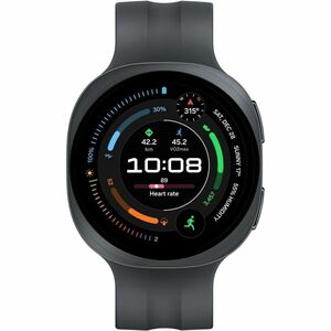 Samsung Galaxy Watch9 SM-L345F Smart Watch - 42.70 mm Case Height - 40.40 mm Case Width - Graphite Body Color - Black Band