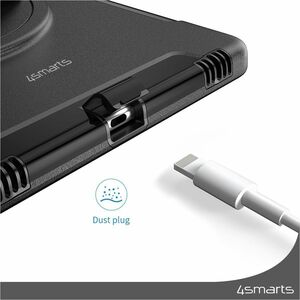 4smarts Robust Tasche Samsung Galaxy Tab A9 Tablet - Schwarz - Polycarbonat, Thermoplastisches Polyurethan (TPU), Gummi Kö