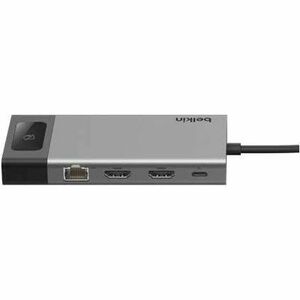 Belkin Connect 8 Port(s) USB Type C Docking Station for Monitor, Display, Notebook, Workstation - Charging Capability - 2 