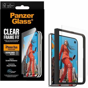 PanzerGlass Glass Screen Protector for Apple iPhone Duo - Crystal Clear - For OLED iPhone Duo - Dust Resistant, Scratch Re
