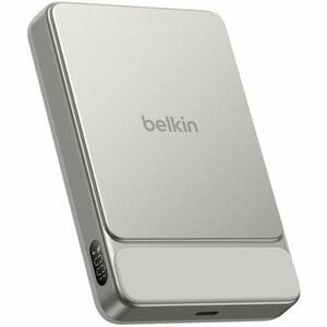 Belkin UltraCharge Stromspeicher - Sand - für Qi2-fähiges Gerät, Smartphone, iPhone, Kabellose Ohrhörer, Universal - 1 x T