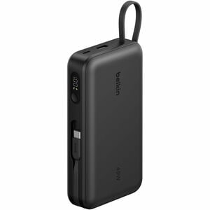 Belkin UltraCharge Stromspeicher - Schwarz - für iPhone, Smartphone, Android-Gerät, USB Typ C Gerät, Tablet-PC, iPad, iPad