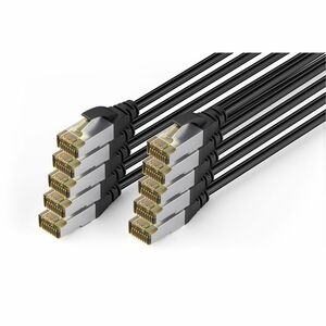Digitus 2 m Category 6a Network Cable - 10 Piece - Cable for Network Device - First End: 1x RJ-45 Network - Male - Second 