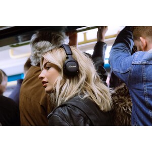 Marshall Mid A.N.C Com fios/sem fios Na orelha, Headset Estéreo Fone de ouvido - Preto - Binaural - Circum-auditivo - 1000