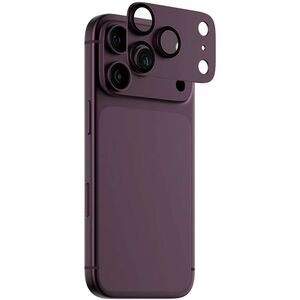 PanzerGlass Fender Camera Lens Protector - Dark Cherry - Glass, Aluminium