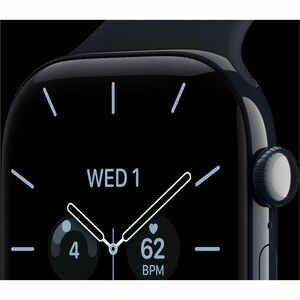 Apple Watch Series 12 Smartwatch - 42 mm Case Height - 37 mm Case Width - Natürlich Tasche, Farbe - Blau Band Color - Tita