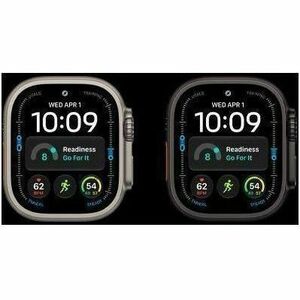 Apple Watch Ultra 4 Smartwatch - 49 mm Case Height - 44 mm Case Width - Schwarz Tasche, Farbe - Burgunderrot Band Color - 