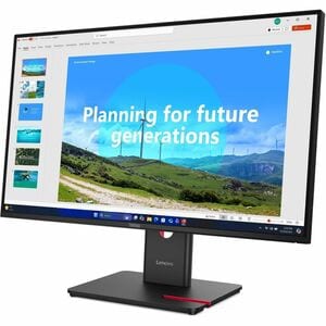Lenovo ThinkVision T27D-40 27" Class Full HD LED Monitor - 16:9 - Eclipse Black - 68.6 cm (27") Viewable - In-plane Switch