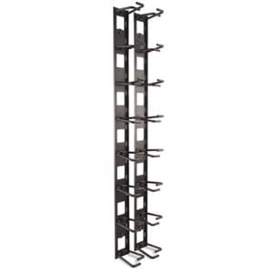 APC by Schneider Electric AR8442 Cable Organizer - Black - Cable Manager - 0U Rack Height