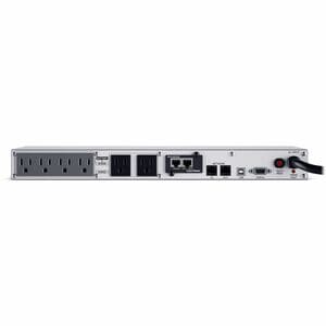 CyberPower OR500LCDRM1U Smart App LCD UPS Systems - 500VA/300W, 120 VAC, NEMA 5-15P, 1U, Rackmount, 6 Outlets, LCD, PowerP