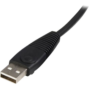 StarTech.com 6 ft 2-in-1 USB KVM Cable - Cable for KVM Switch - First End: 1 x 4-pin USB 2.0 Type A - Male, 1 x 15-pin HD-