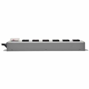 Tripp Lite by Eaton Waber Industrial Power Strip Metal Lighted Power Switch 6-Outlet 6 ft. (1.83 m) Cord - NEMA 5-15P - 6 