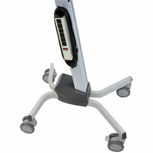 Ergotron Neo-Flex Laptop Trolley - 6.80 kg Capacity - 4 Casters - Aluminium - 731.5 mm Width x 1214.1 mm Height - Grey - 3