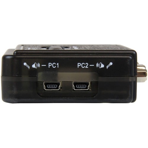 StarTech.com Juego de Conmutador Switch KVM de 2 puertos con todo incluido - USB - Audio y Video VGA - 2 Computador(es) - 