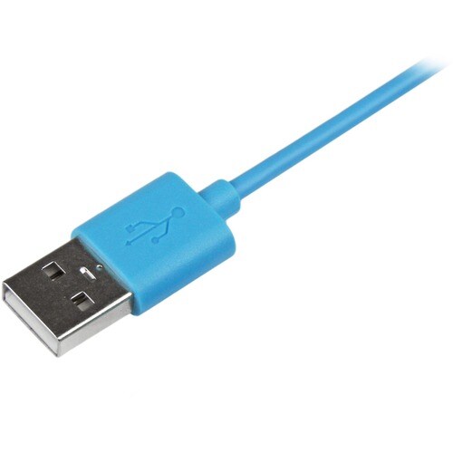 StarTech.com 1m (3ft) Blue Apple 8-pin Lightning Connector to USB Cable for iPhone / iPod / iPad - Cable for iPad, iPhone 