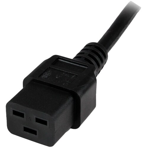 StarTech.com 2m Computer Power Cord - Schuko CEE7 to IEC 320 C19 - Schuko to C19 Power Cable Cord - C19 to European Schuko