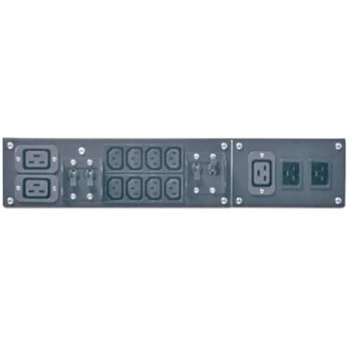 SINGLE PHASE SERVICE BYPASS PANEL 3000-5000VA BLACK