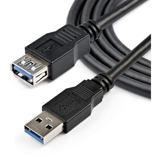 StarTech.com 2m Black SuperSpeed USB 3.0 (5Gbps) Extension Cable A to A - M/F - Extend your SuperSpeed USB 3.0 cable by up