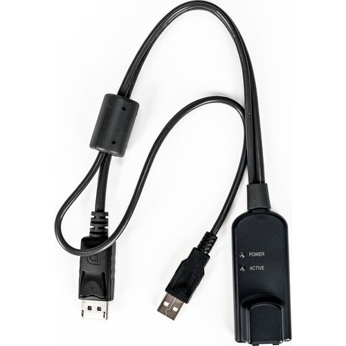 Vertiv AVOCENT 35 cm DisplayPort/RJ-45/USB Server Interface Module - Cable for Switch, Keyboard/Mouse - First End: 1 x Dis