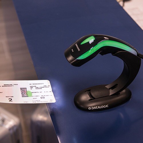 Industriale, Retail Palmare Kit scanner di codici a barre Datalogic Heron HD3430 - Nero - Tipo connettività: Cavo - USB Ca