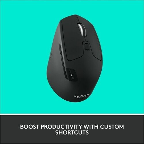 Logitech M720 Triathlon Multi-Device Wireless Mouse, Bluetooth, USB ...