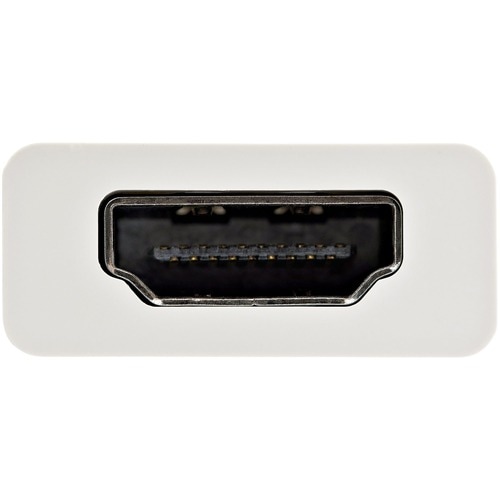 StarTech.com USB-C to HDMI Adapter - White - 4K 60Hz - Thunderbolt 3 Compatible - USB-C Adapter - USB Type C to HDMI Dongl
