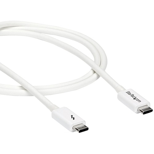 StarTech.com 3.3ft (1m) Thunderbolt 3 Cable, 20Gbps, 100W PD, 4K Video, Thunderbolt-Certified, Compatible w/ TB4/USB 3.2/D