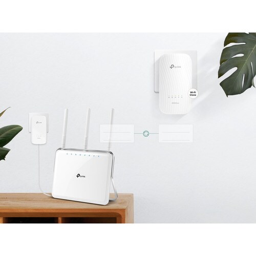 TP-Link TL-WPA9610 KIT Powerline Network Adapter - 1 x Network (RJ-45) - 2000 Mbit/s Powerline - 300 m Distance Supported 