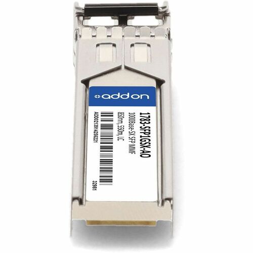 AddOn SFP (mini-GBIC) - 1 x LC 1000Base-SX Network - 1 - TAA Compliant - For Optical Network, Data Networking - Optical Fi