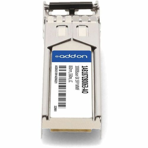 AddOn SFP (mini-GBIC) - 1 x LC 1000Base-SX Network - 1 - TAA Compliant - For Data Networking, Optical Network - Optical Fi