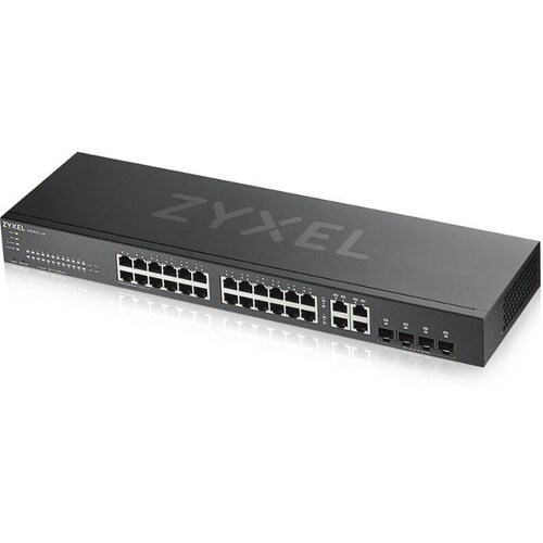 ZYXEL GS1920 GS1920-24V2 24 Ports Manageable Ethernet Switch - 4 Layer Supported - Modular - 4 SFP Slots - Twisted Pair, O
