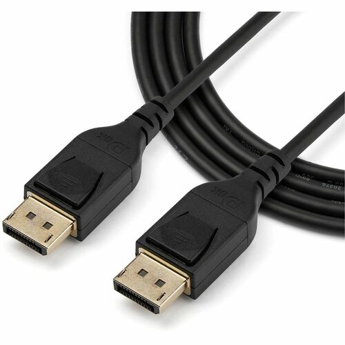 StarTech.com 2 m VESA Certified DisplayPort 1.4 Cable - 8K 60Hz HBR3 HDR - 6 ft Super UHD 4K 120Hz - DP to DP Slim Video M