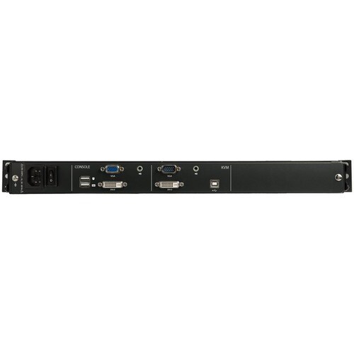 StarTech.com Dual Rail Rackmount KVM Console HD 1080p - DVI/VGA KVM w/17" LCD Monitor - 1U LCD KVM Server Rack Drawer w/Ca