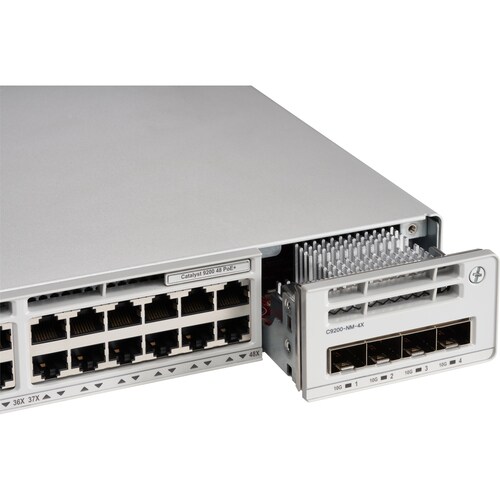 Switch Layer 3 Cisco Catalyst 9200 C9200-48P 48 Porte Gestibile - 3 Layer supportato - Modular - Coppia incrociata