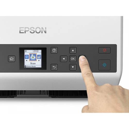 Epson WorkForce DS-870 Flatbed Scanner - 600 dpi Optical - 30-bit Color - 30-bit Grayscale - 65 ppm (Mono) - 65 ppm (Color