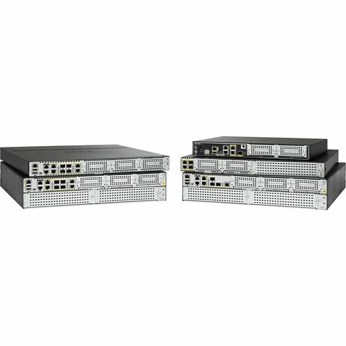 Cisco 4000 4351 Router - 3 Ports - 3 RJ-45 Port(s) - 3 WAN Port(s) - PoE Ports - Management Port - 10 Network Interface Mo