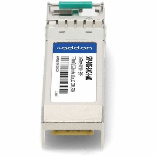 AddOn SFP+ - 1 x LC 10GBase-BX Network - For Data Networking, Optical Network - Optical Fiber - Single-mode - 10 Gigabit E