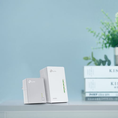 TP-Link TL-WPA4221 KIT Powerline Network Adapter - 2 x Network (RJ-45) - 600 Mbit/s Powerline - 300 m Distance Supported -
