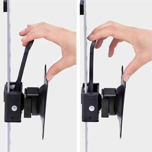StarTech.com Cubicle Monitor Mount, Office Cubicle Wall Single 34" (17.6lb/8kg) VESA Monitor Hanger, Height Adjustable, Ha