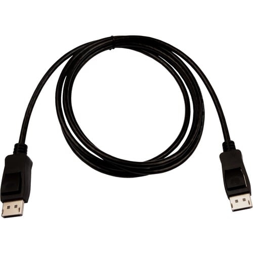 Câble A/V V7 V7DPPRO-2M-BLK - 2,01 m DisplayPort - Cable for Périphérique audio/vidéo, PC, Moniteur, Projecteur - 1er bout