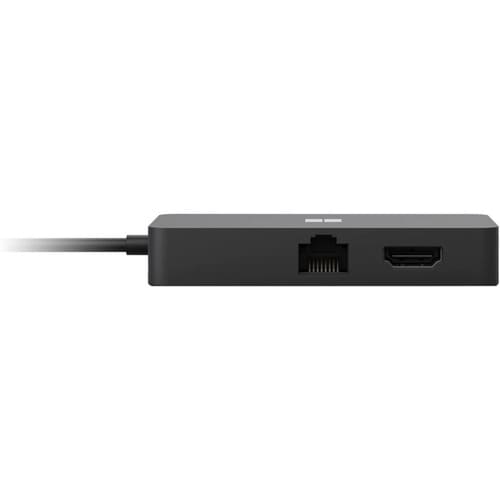 Microsoft USB-Typ C Docking Station für Notebook - Schwarz - USB Typ C - Netzwerk (RJ-45) - HDMI - VGA - Kabelgebundenes -