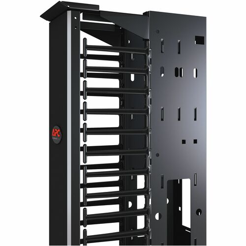 APC Kabelbündler - Schwarz - 1 Pack Paket - Kabelmanager - 1U Rack-Höhe