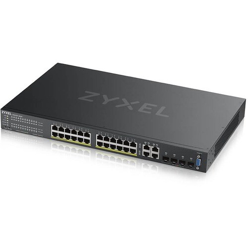 ZYXEL GS2220 GS2220-28 24 Ports Manageable Ethernet Switch - Gigabit Ethernet - 10/100/1000Base-T, 1000Base-X - 4 Layer Su