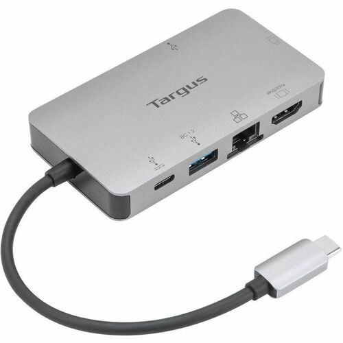 Targus DOCK419EUZ USB Type C Docking Station for Notebook, Monitor, Keyboard, Mouse - Charging Capability - Grey - 1 Displ