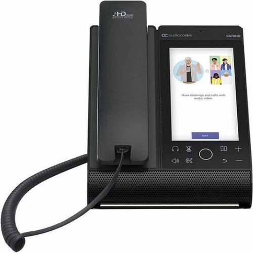 AudioCodes C470HD IP Phone - Corded - Corded/Cordless - Wi-Fi - VoIP - 14 cm (5.5") - IEEE 802.11b/g/n/ac - 2 x Network (R