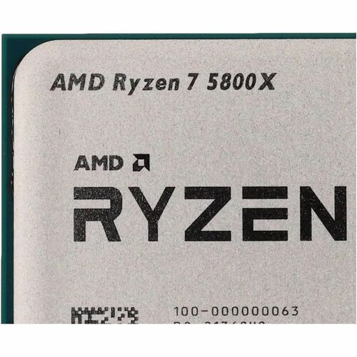 AMD Ryzen 7 5000 5800X Octa-core (8 Core) 3.80 GHz Processor - Box - 32 MB L3 Cache - 4 MB L2 Cache - 64-bit Processing - 