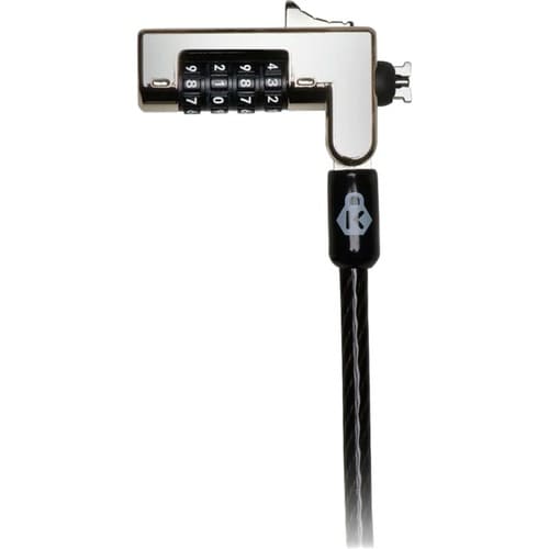 Kensington Cable Lock For Notebook, Computer - Resettable - 4-wheel - Combination Lock - Carbon Steel - For Notebook, Comp
